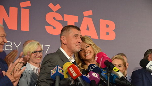 Андрей Бабиш после победы на выборах