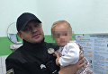 Один из малышей, найденный в Черновцах