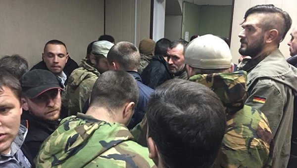 Ситуация в Святошинском райсуде Киева после заседания по избранию меры пресечения Николая Коханивскому