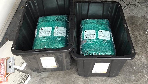 В США супруги получили вместо контейнера для вещей 30 кг марихуаны