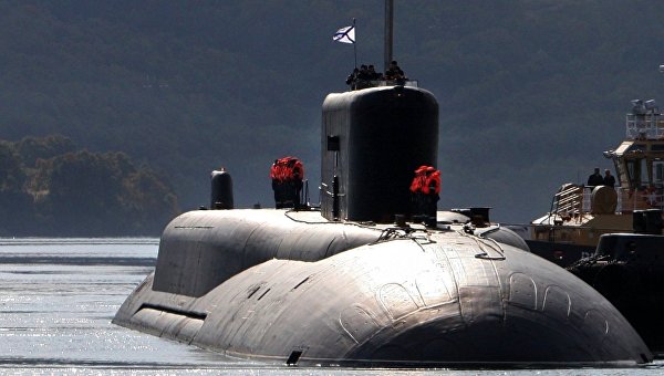 Российская атомная подводная лодка стратегического назначения проекта 955 Владимир Мономах. Архивное фото