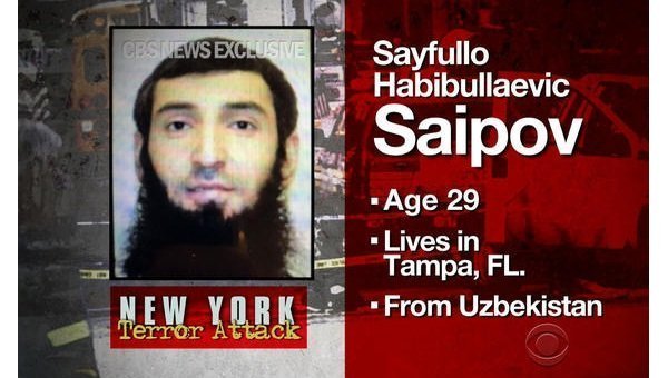 Подозреваемый в совершении теракта в Нью-Йорке Сейфулло Саипов