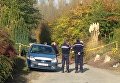 На месте убийства семьи во Франции, 31 октября 2017