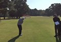 Трамп и Абэ сыграли в гольф
