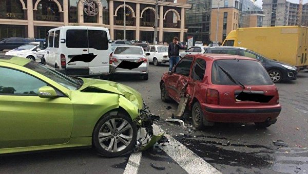 Авария на улице Генуэзской в Одессе