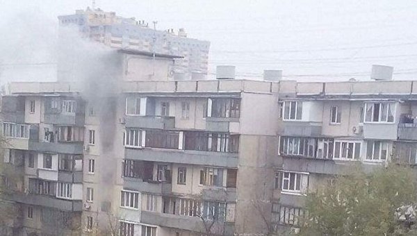 Пожар в киевской многоэтажке