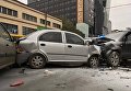 Авария на улице Гетьмана в Киеве