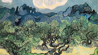 Картина Ван Гога Оливковые деревья