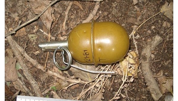 В Киеве из авто выбросили гранату и взрывное устройство
