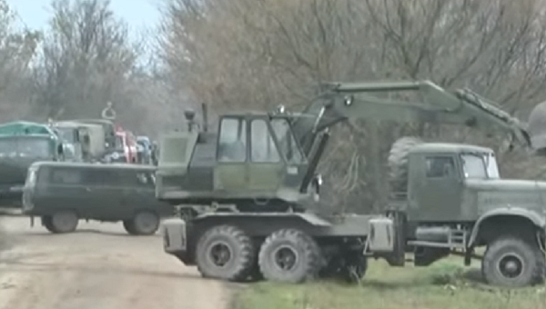 Блокирование дороги с боеприпасами на утилизацию в Винницкой области