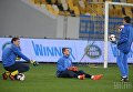 Открытая тренировка сборной Украины по футболу накануне матча против сборной Словакии