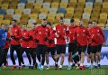 Открытая тренировка сборной Словакии накануне товарищеского матча против сборной Украины