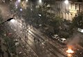 Сотни футбольных фанатов устроили массовые беспорядки в Брюсселе