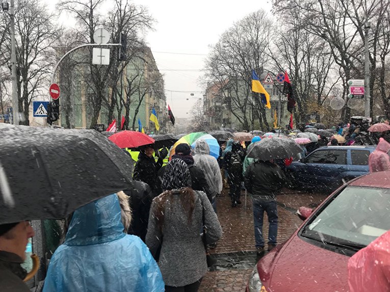 Марш за импичмент президенту в Киеве