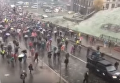 Марш за импичмент Порошенко со снегом и Саакашвили. Видео