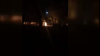 Подрыв авто с полицейскими под Днепром: появилось видео.