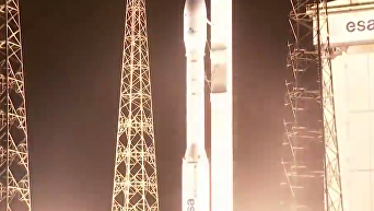 Порошенко показал момент запуска ракеты-носителя с украинским двигателем. Видео