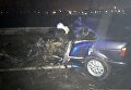 В Харькове автомобиль врезался в автобус