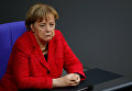 Канцлер Германии Ангела Меркель на заседании Бундестага в Берлине