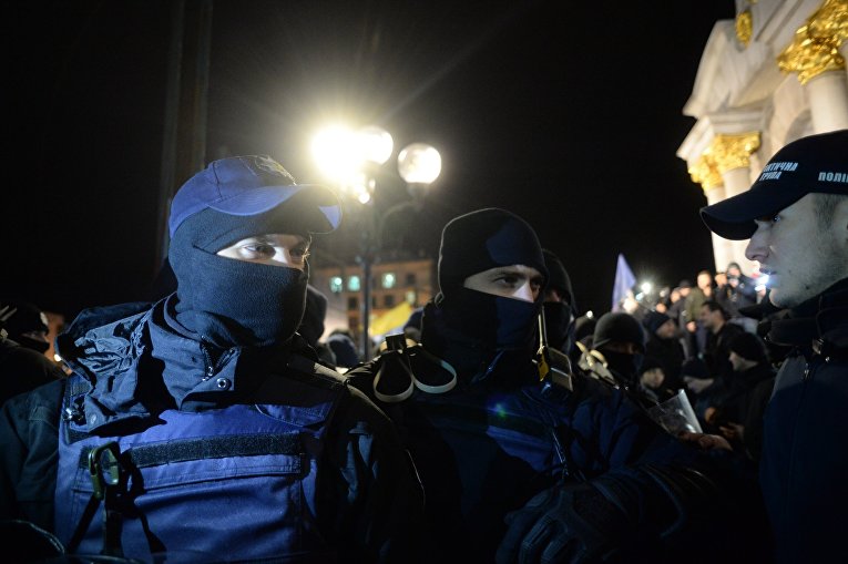 Ситуация на Майдане 21 ноября