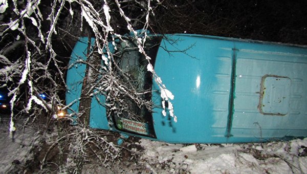 Авария автобуса на трассе Северодонецк - Айдар
