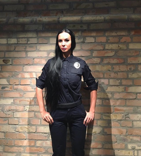Одна из выпускниц полицейской академии первой волны в Киеве Людмила Милевич