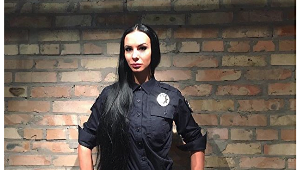 Одна из выпускниц полицейской академии первой волны в Киеве Людмила Милевич