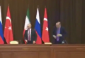 Путин уронил стул турецкого президента. Видео