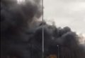 Масштабный пожар на фабрике в Бельгии