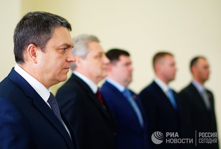 Временно исполняющий обязанности главы Луганской Народной Республики Леонид Пасечник