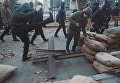 Погром на съемках сериала о советских прокурорах в Харькове с участием Национального корпуса