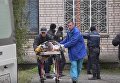 На месте взрыва в суде в Никополе Днепропетровской области