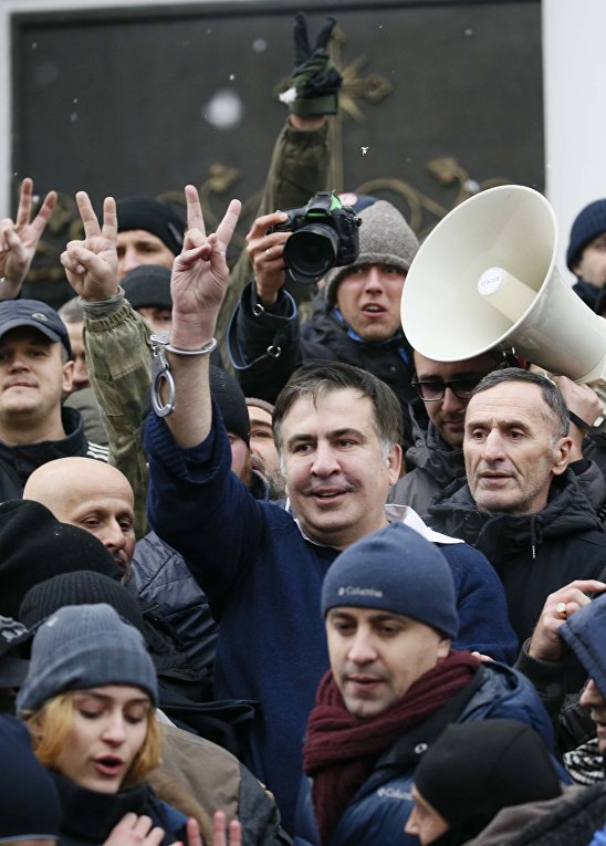 Саакашвили на свободе, 5 декабря 2017