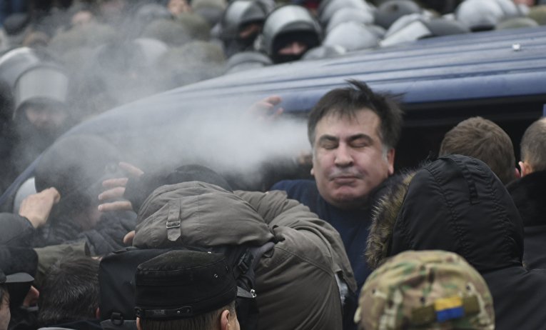 Саакашвили на свободе, 5 декабря 2017