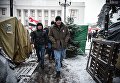 Михаил Саакашвили. Ситуация возле Верховной Рады после утренних столкновений, 6 декабря 2017