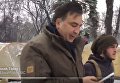 Потеряйся!. Саакашвили грубо ответил иностранному журналисту