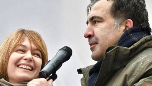 Сандра Рулофс и Михаил Саакашвили. Архивное фото