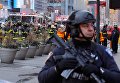 На месте теракта в Нью-Йорке, 11 декабря 2017