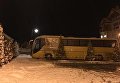 На месте подрыва польского автобуса