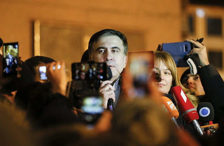 Михаил Саакашвили после решения суда