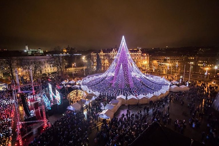 Самая красивая рождественская елка Европы