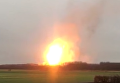 Появились кадры масштабного взрыва на газовом хабе в Австрии. Видео