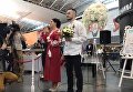 Первая свадьба в аэропорту Борисполь. Видео