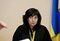 Судья Лариса Цокол во время судебного заседания по избранию меры пресечения Михаилу Саакашвили