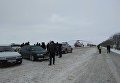 Вертолет главы Нацполиции окончательно заблокировал одесскую трассу