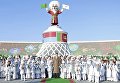 Статую алабя установили в Туркмении