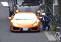 Японский полицейский на велосипеде догнал Ламборджини и оштрафовал водителя. Видео