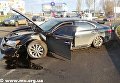 Автомобиль Lexus попал в аварию в Мелитополе