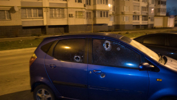 В Черкассах расстреляно авто местного активиста