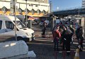 Блокирование автовокзала в Днепре, 27 декабря 2017